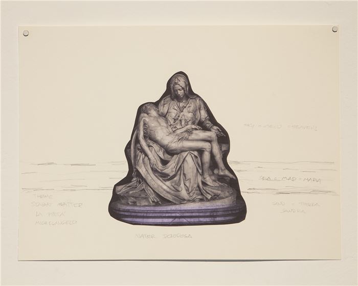 Sandra Vivas, Apariencia Desnuda de “Paisaje Invisible”, collage and drawing on acid free paper, 2018. Pictures courtesy of Abra gallery.